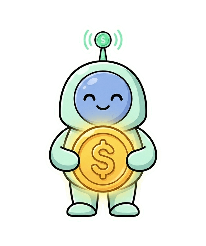 Git8004 mascot · coin